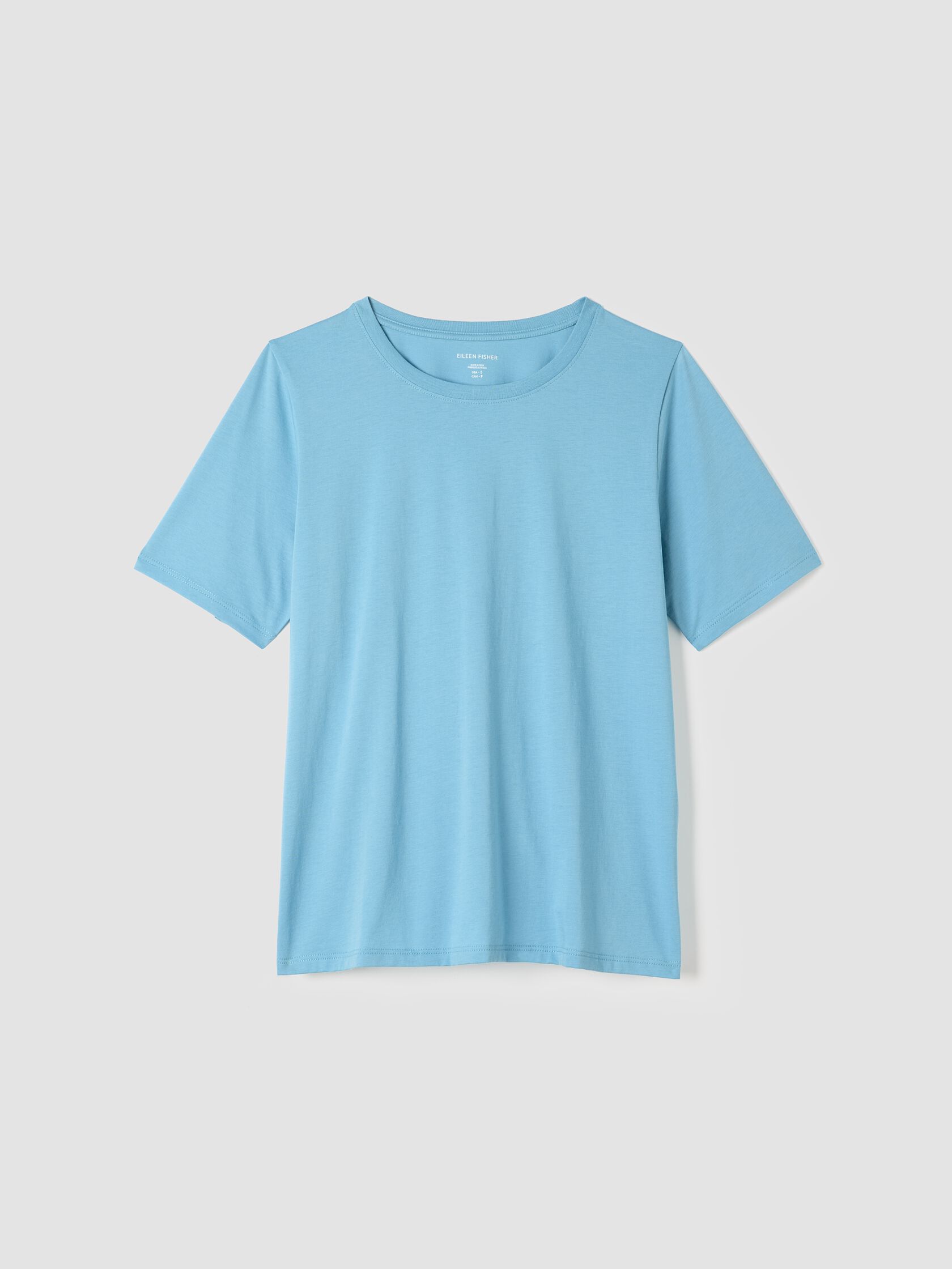 Organic Pima Cotton Jersey Round Neck Tee
