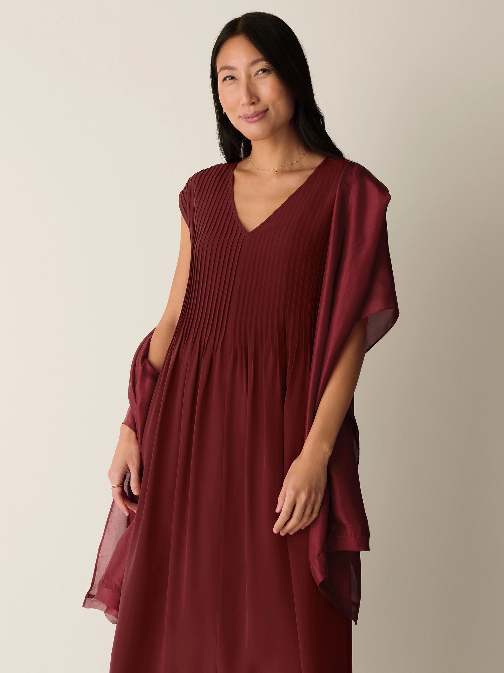 Washed Organic Silk Scarf