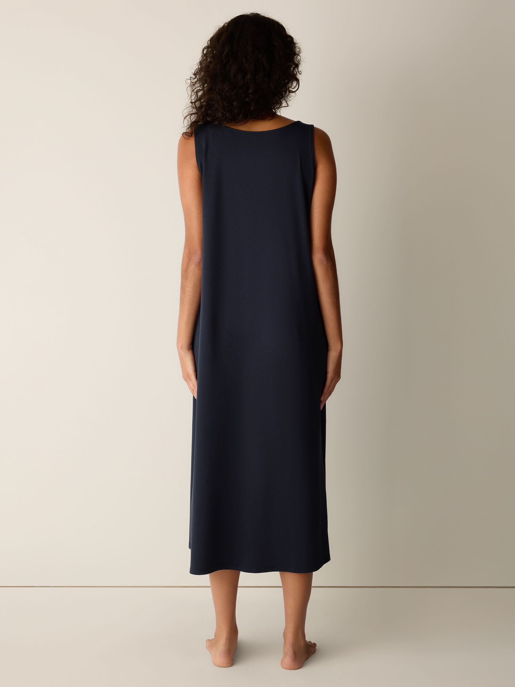 Organic Cotton Interlock Tank Sleep Dress