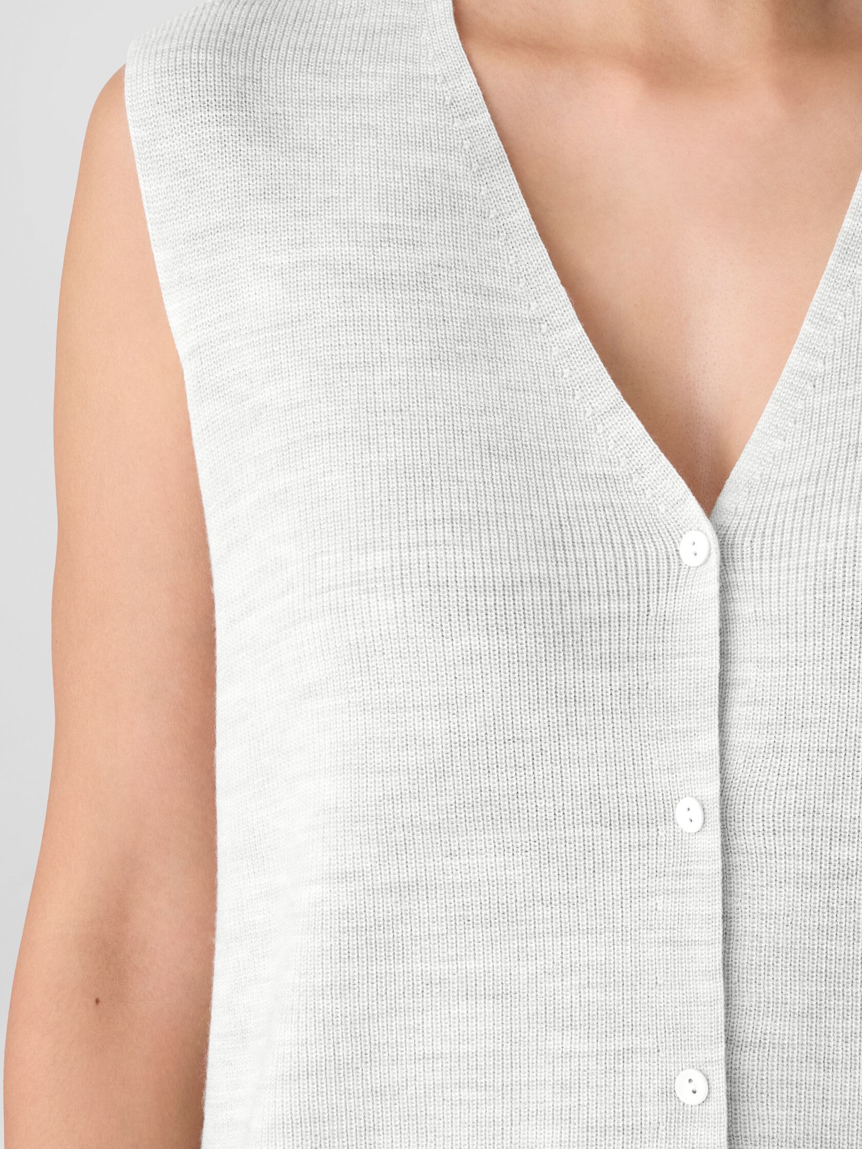Merino Vest in Regenerative Wool