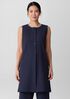 Organic Cotton Pucker Long Vest