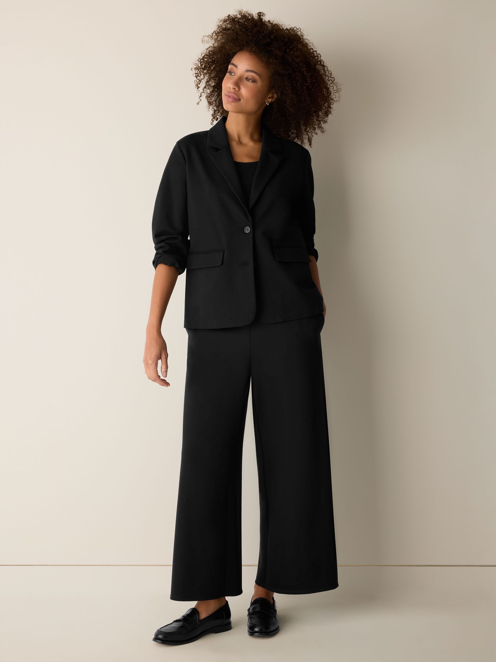 Washable Flex Ponte Blazer