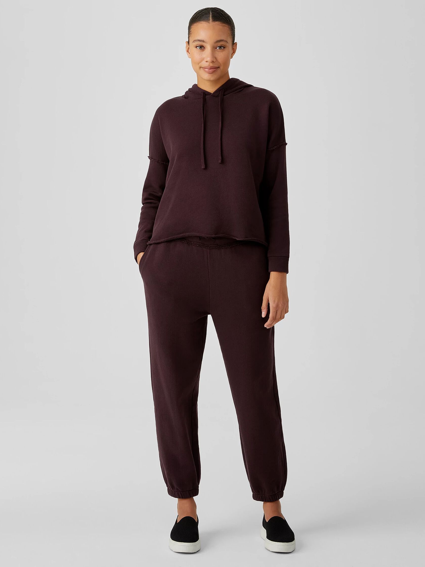 Organic Cotton French Terry Short Hoodie