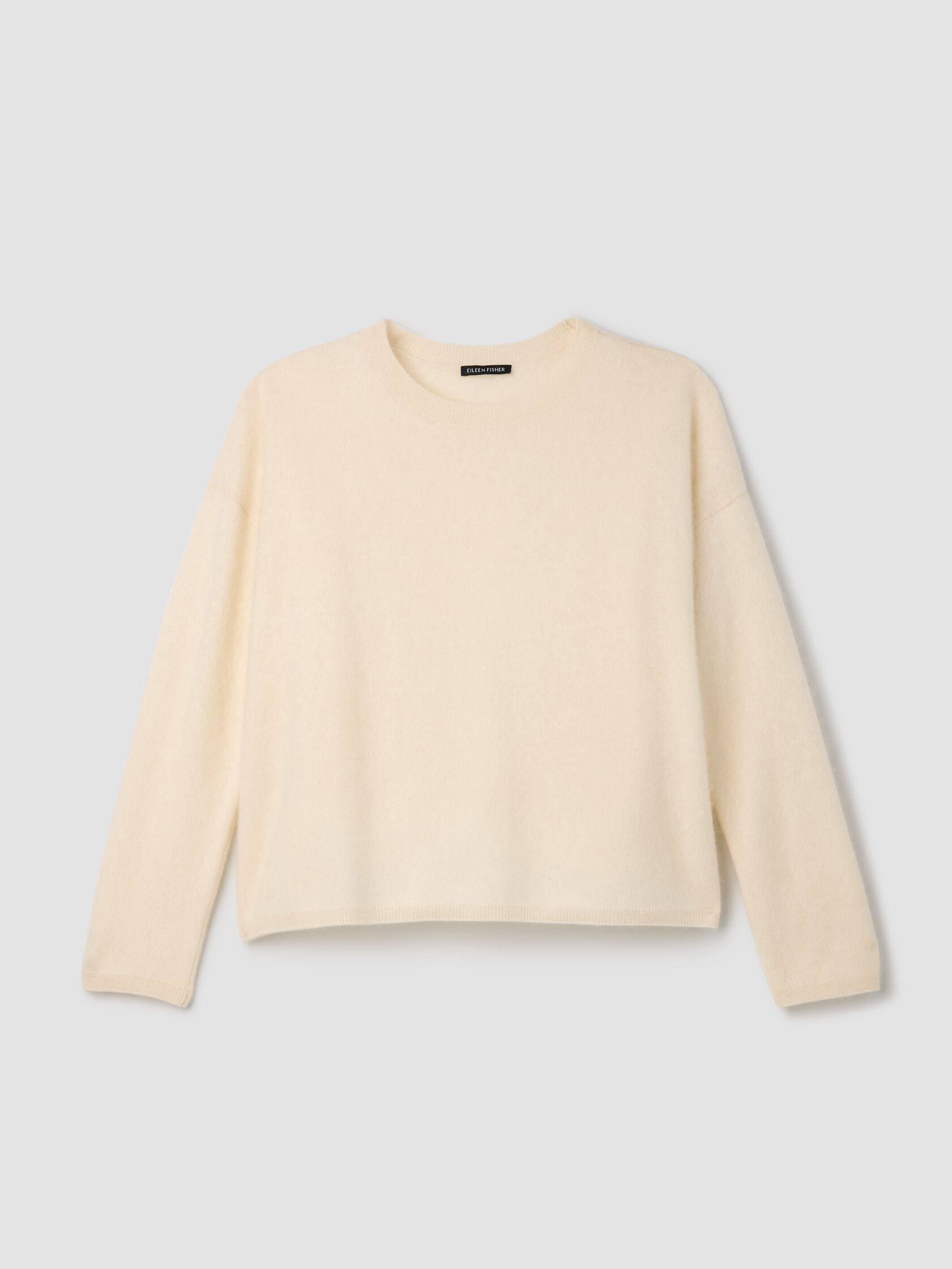 Cashmere Fluff Crew Neck Top