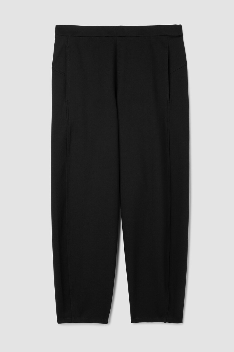 Washable Flex Ponte Curved Lantern Pant Washable Flex Ponte Curved Lantern Pant