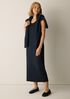 Stretch Jersey Knit Scoop Neck Dress