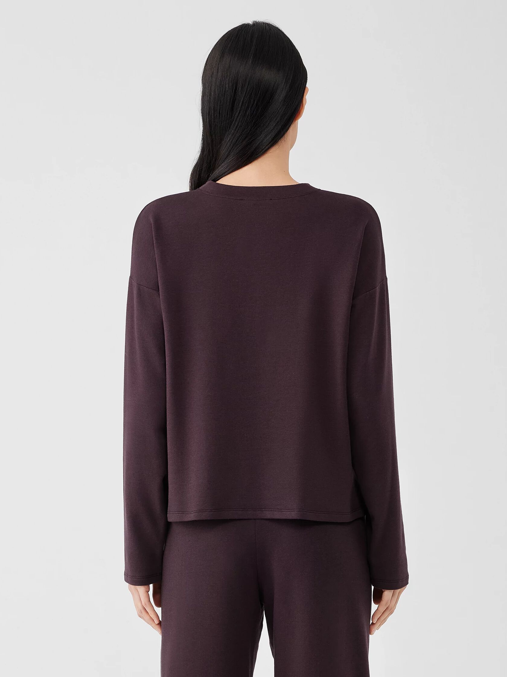 Cozy Brushed Terry Hug Box-Top
