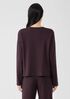Cozy Brushed Terry Hug Box-Top