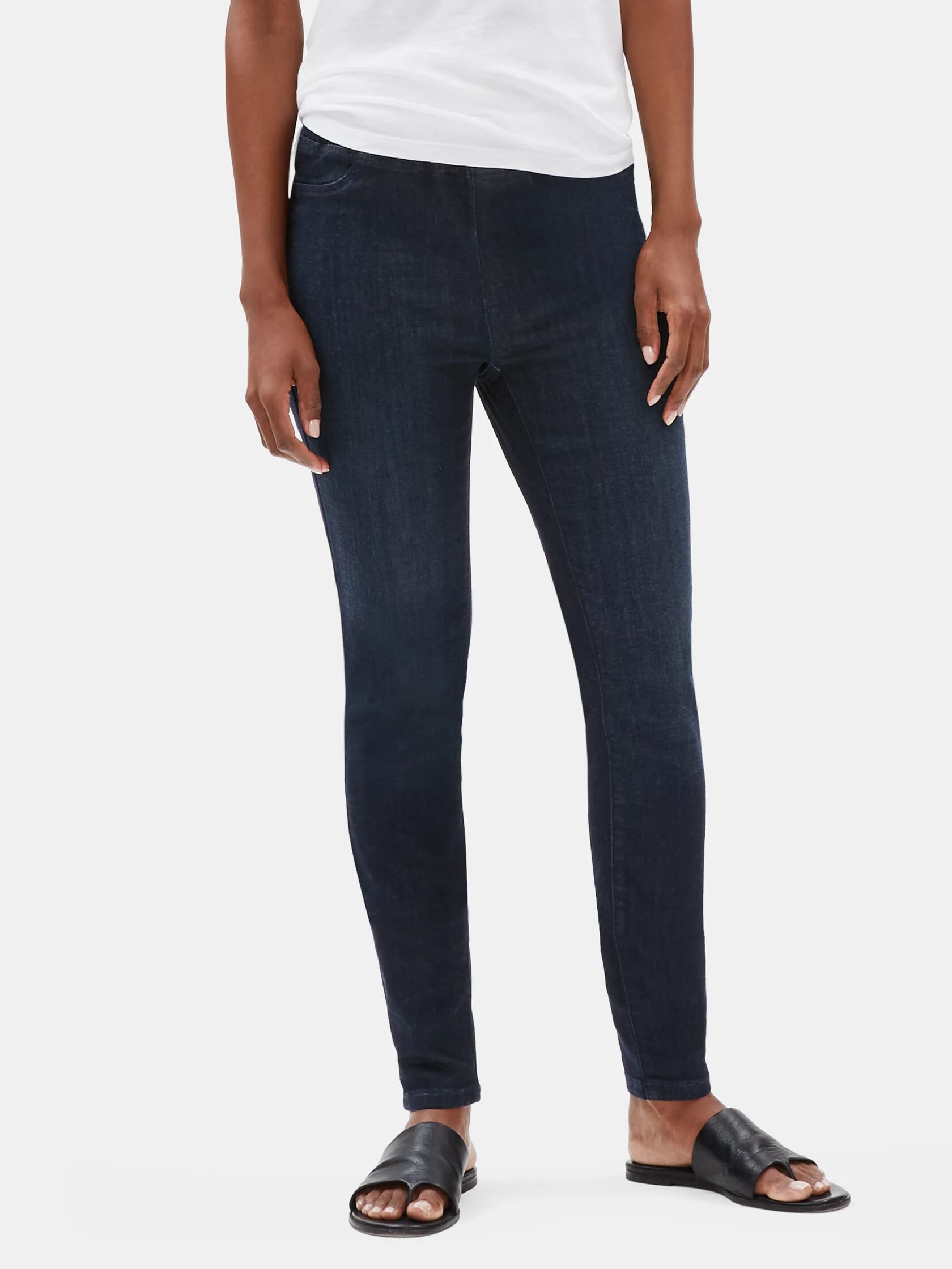 Organic Cotton Stretch Jean Leggings