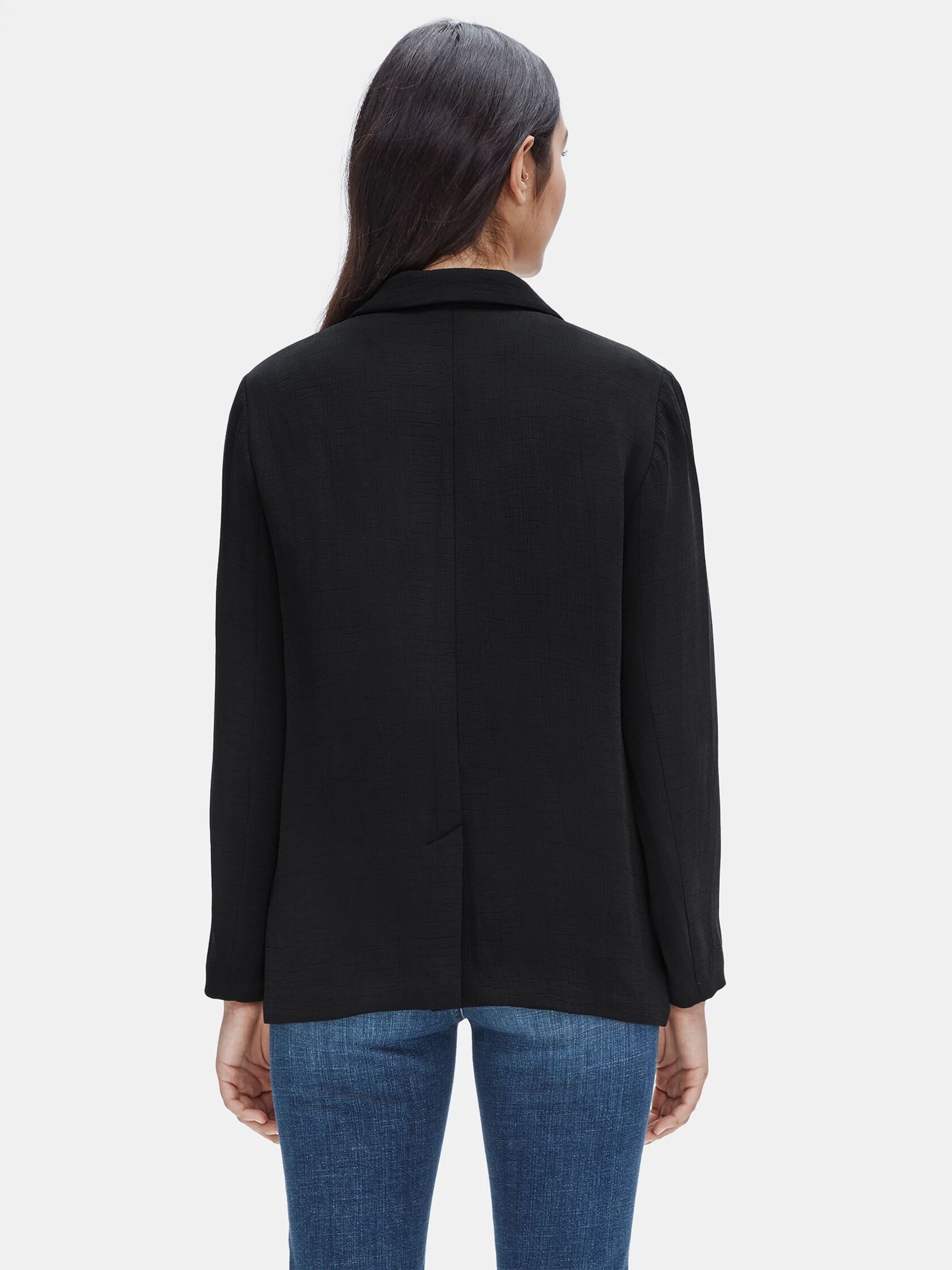Lightweight Silk Sponge Blazer