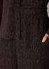 Woven Pliss&eacute; Straight Pant