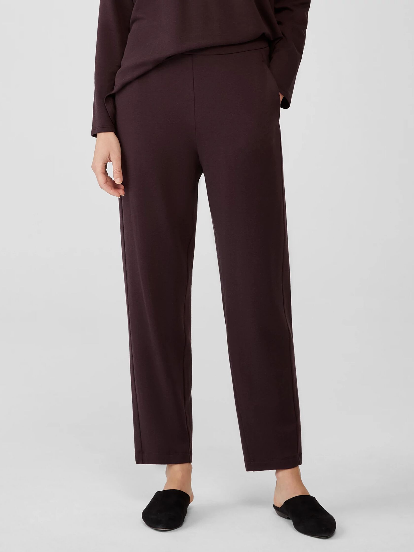 Cozy Brushed Terry Slouchy Pant