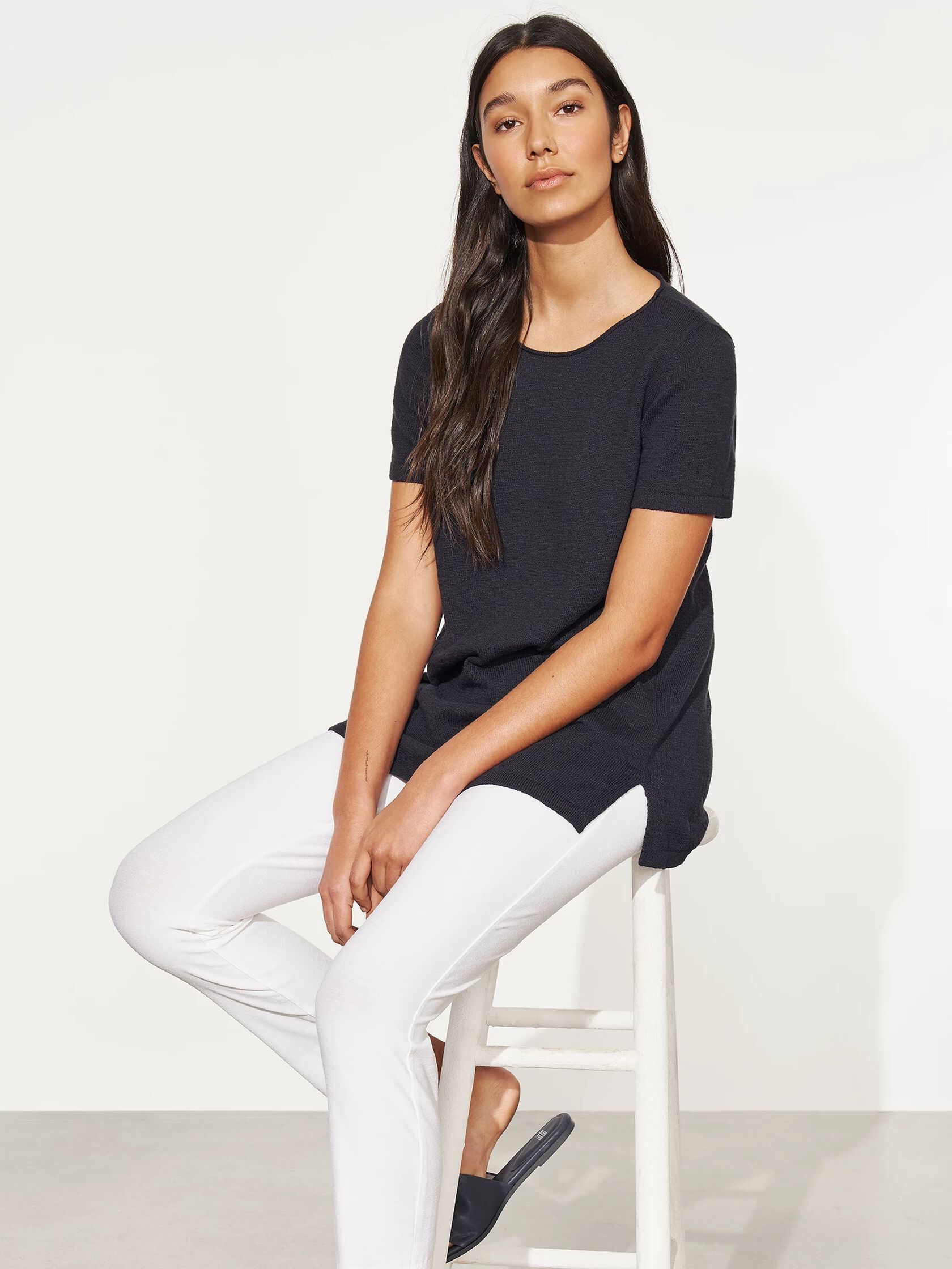 Organic Cotton Linen Slub Tunic