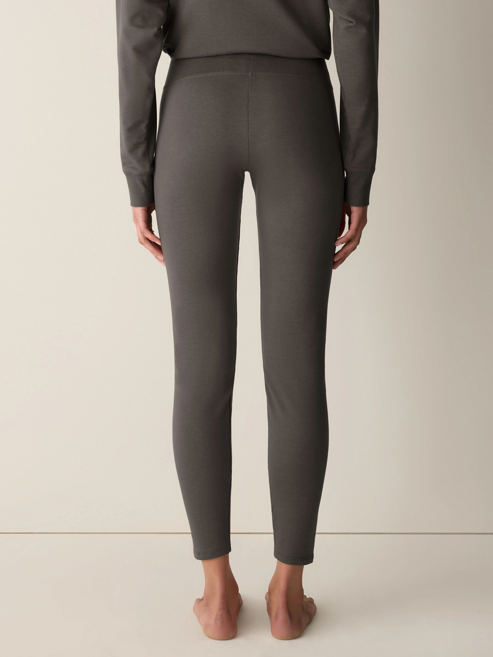Cozy Brushed Terry Hug High-Waisted Leggings