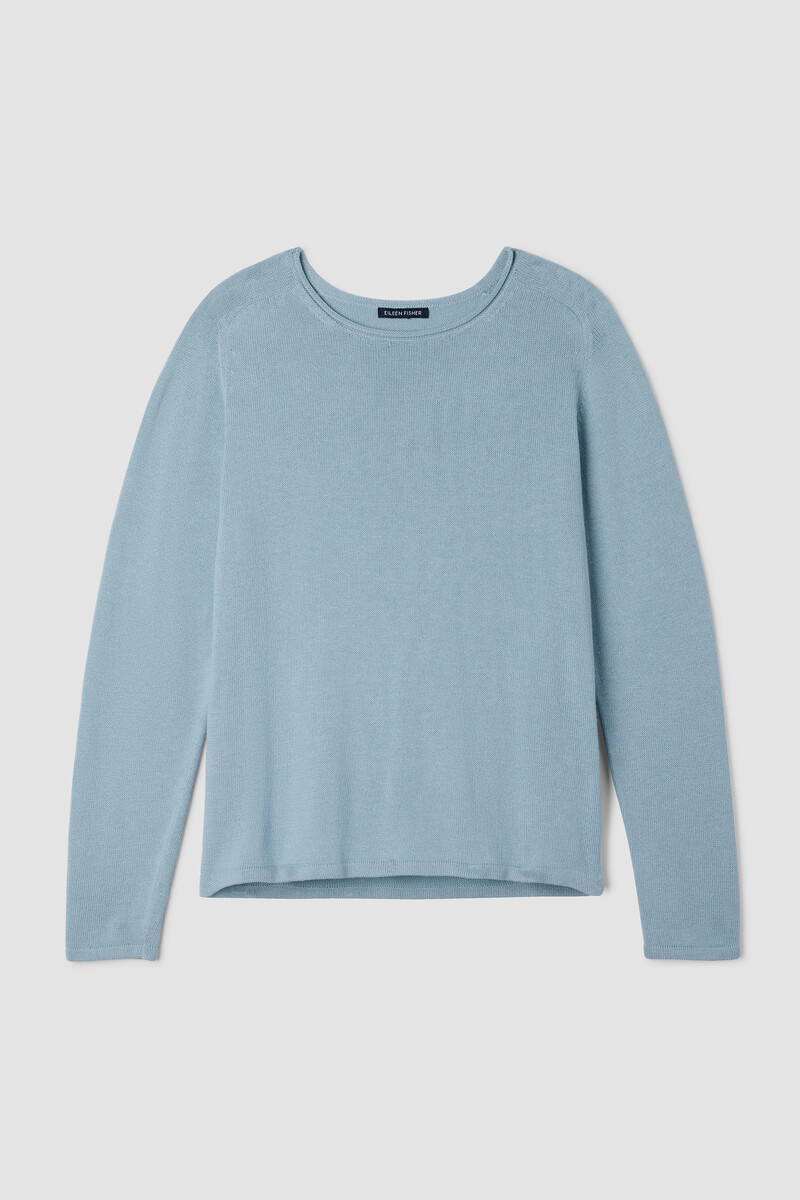 Peruvian Cotton Blend Crew Neck Top Peruvian Cotton Blend Crew Neck Top