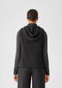 Boucle Wool Knit Hooded Vest