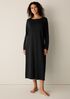 Organic Cotton Interlock Bateau Neck Sleep Dress