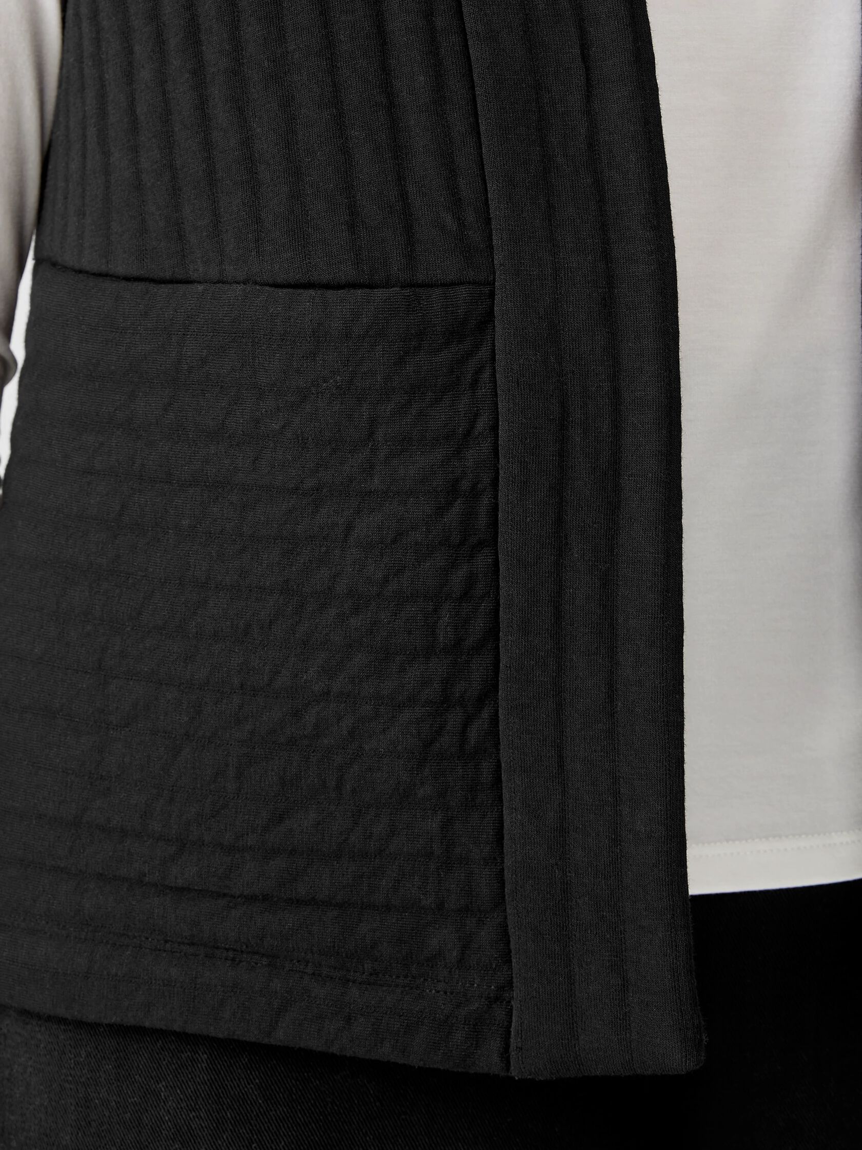 Organic Cotton Channels High Collar Vest