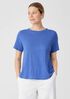 Organic Linen Jersey Crew Neck Tee