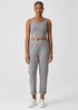 Pima Cotton Stretch Jersey Cropped Tank