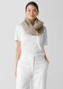 Organic Linen Cotton Squares Scarf
