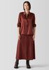 Felted Wool Jersey A-Line Skirt in Regenerative Wool