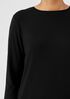 Fine Jersey Crew Neck Top