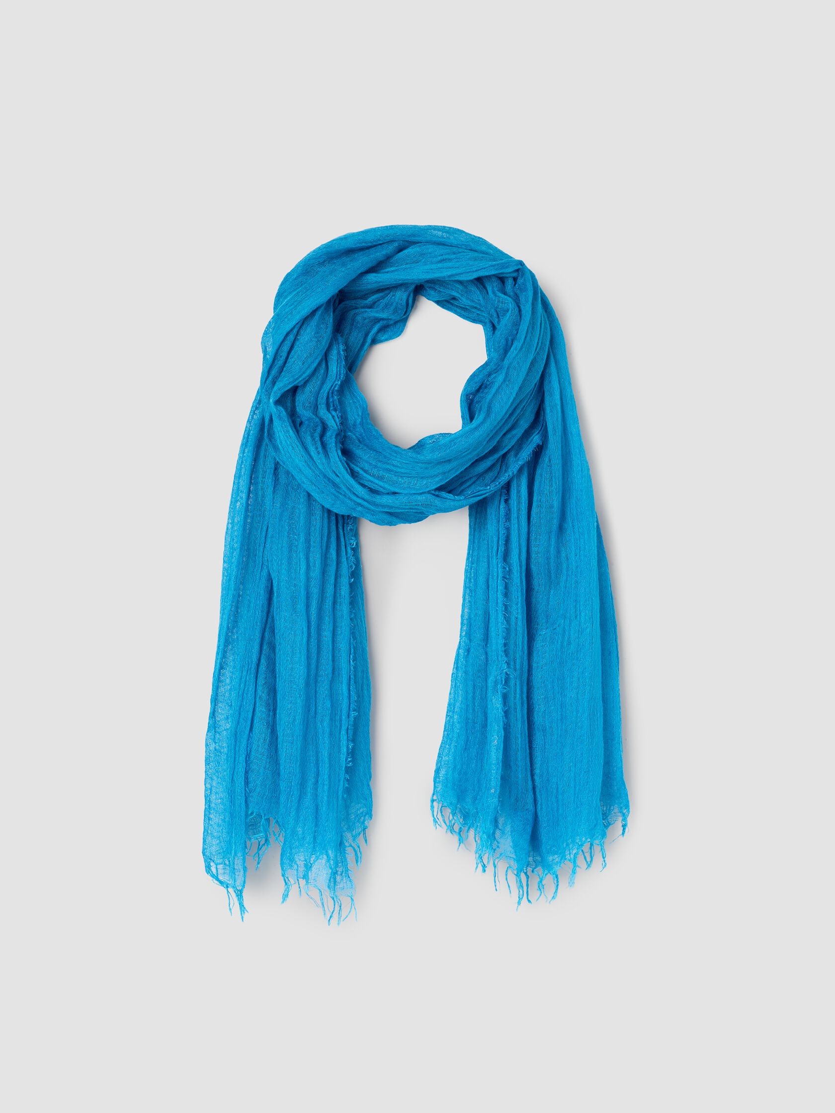 Textured Linen Blend Scarf