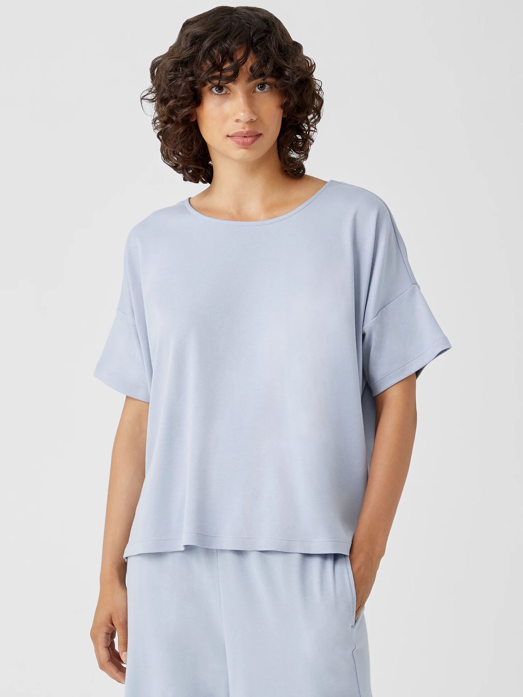 Cozy Organic Cotton Interlock Tee