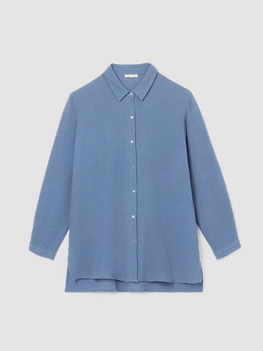 Organic Cotton Gauze Classic Collar Shirt