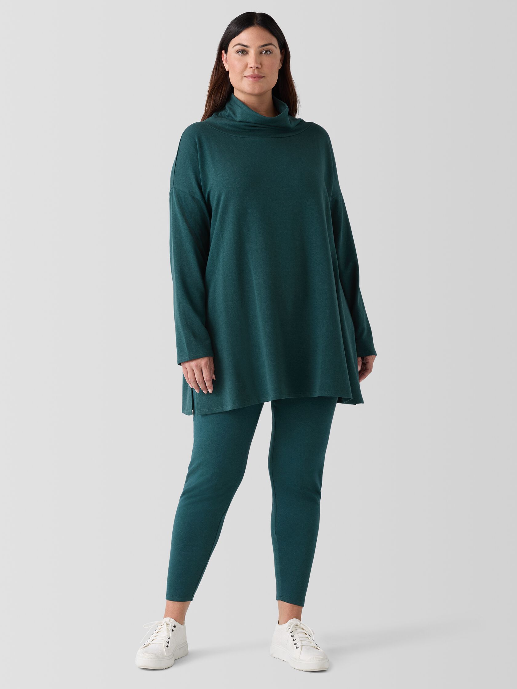 Cozy Brushed Terry Hug High-Waisted Leggings