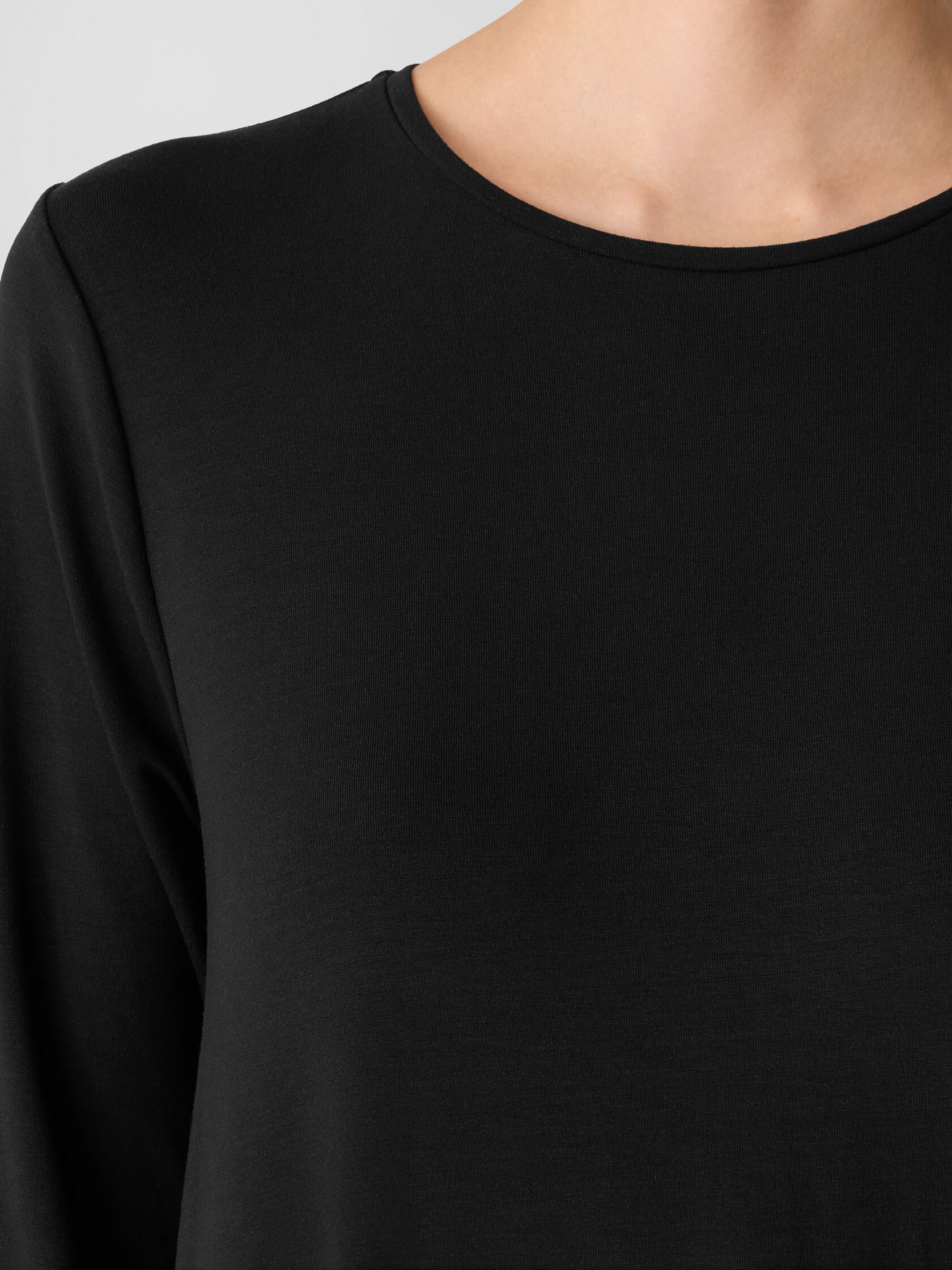 Stretch Jersey Knit Oval Dress