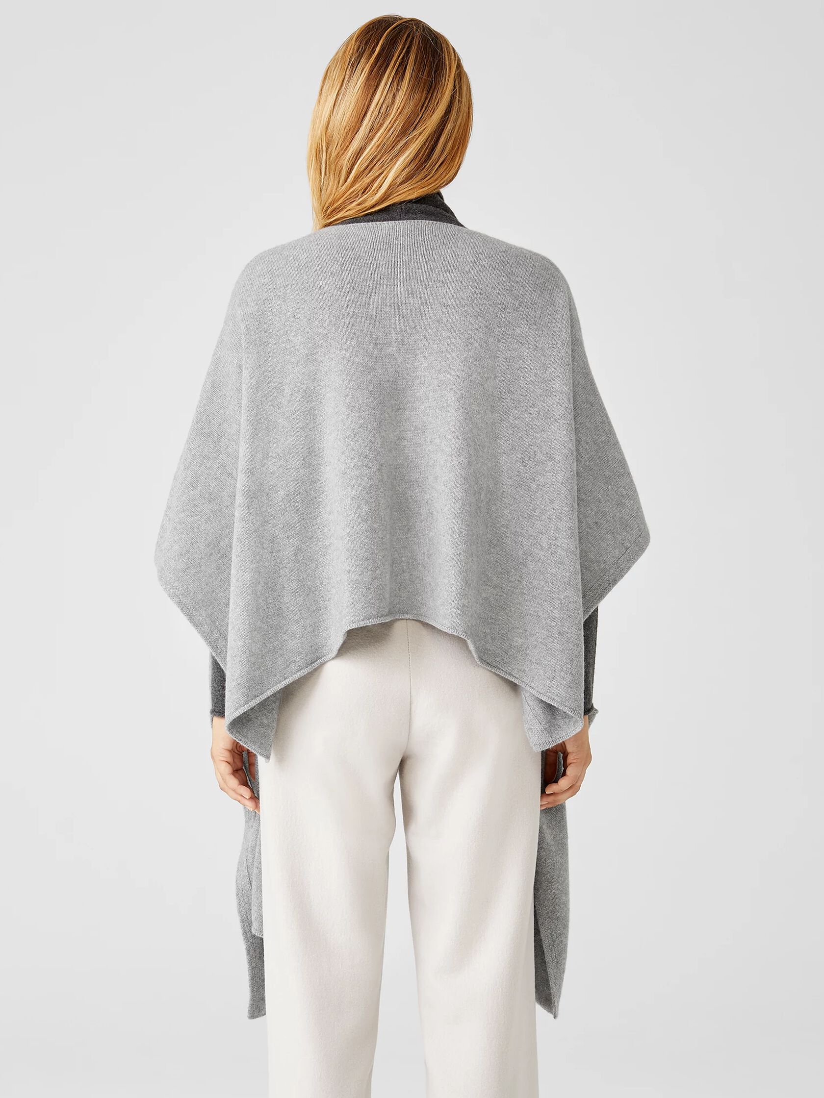 Recycled Cashmere Wool Pocket Wrap