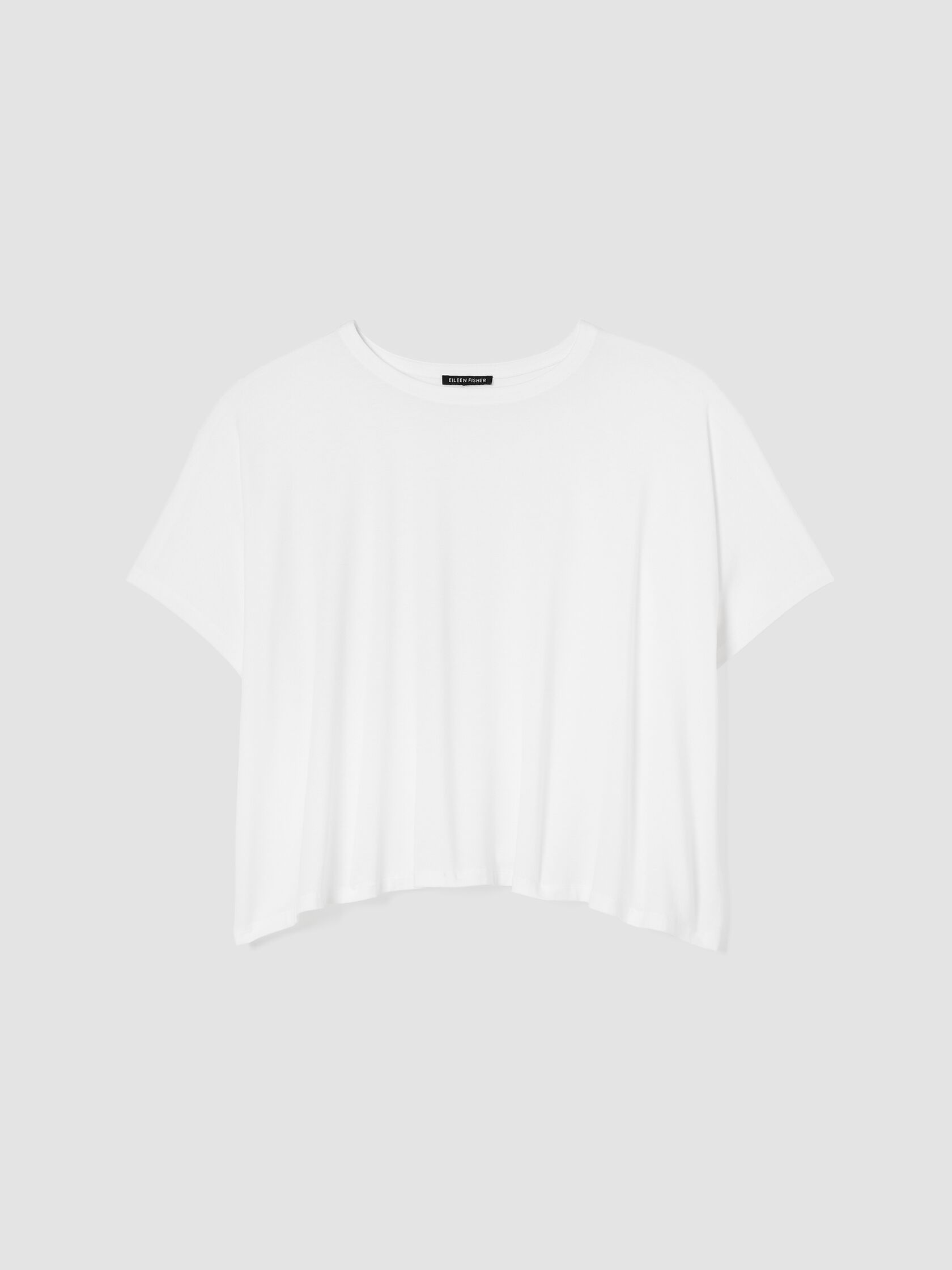 Fine Jersey Crew Neck Box-Top