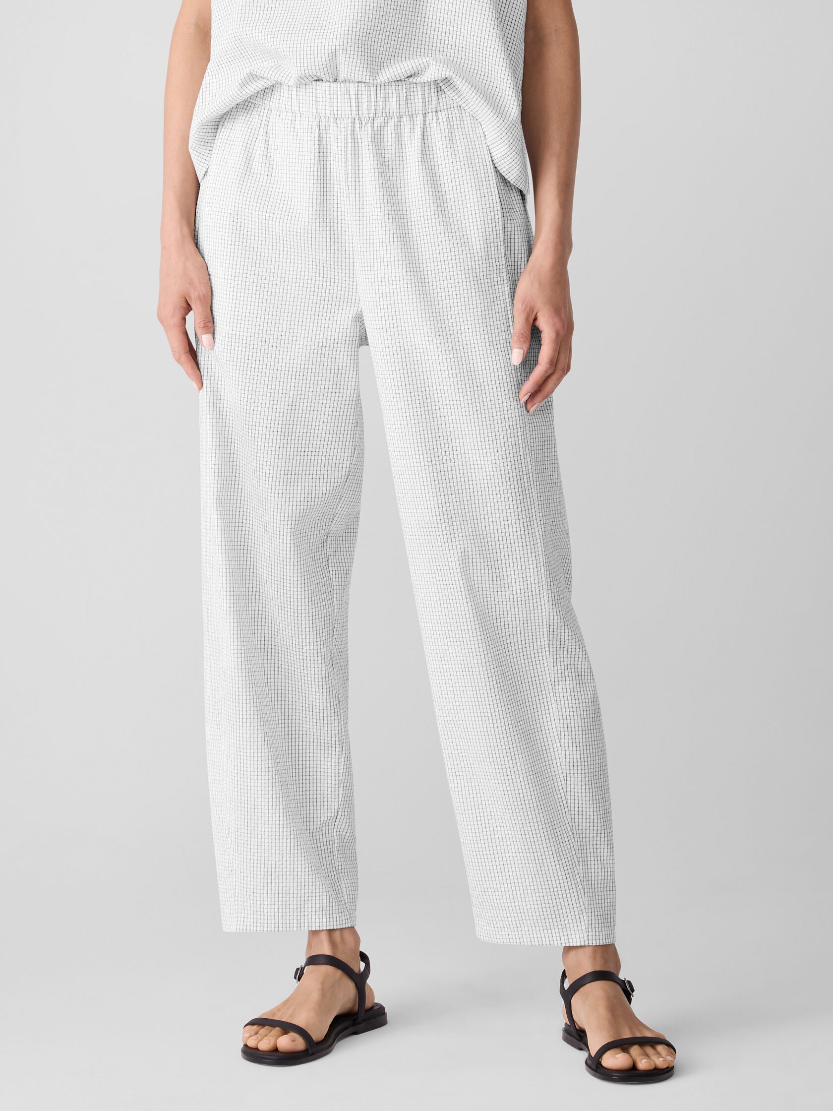 Organic Cotton Ripple Lantern Pant
