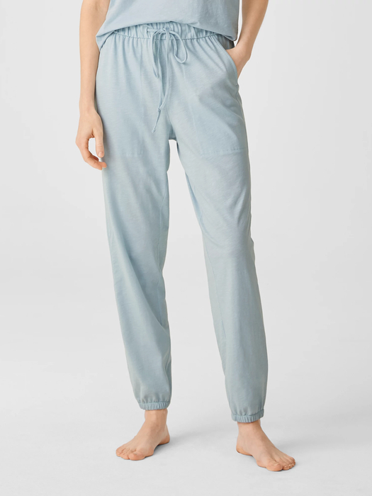 Slubby Organic Cotton Jogger Sleep Pant