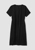 Organic Linen Jewel Neck Dress