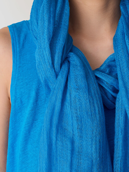 Textured Linen Blend Scarf