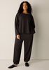 Waffle Cotton Blend Doubleknit Box-Top
