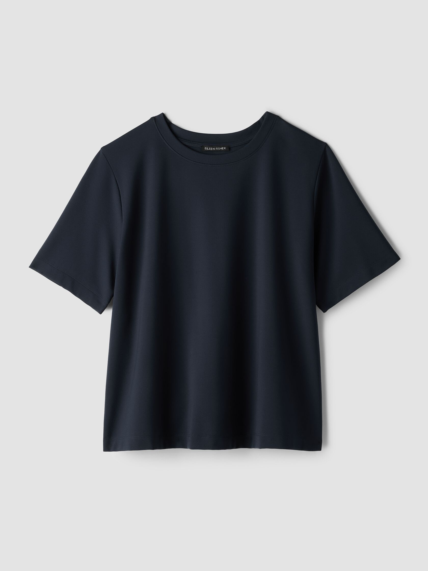 Extra-Fine Ponte Crew Neck Tee