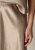 Textured Satin Slip Skirt
