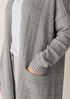 Cotton & Recycled Cashmere Long Cardigan