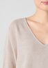 Organic Linen Cotton V-Neck Top