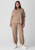 Cozy Brushed Terry Hug Lantern Jogger Pant