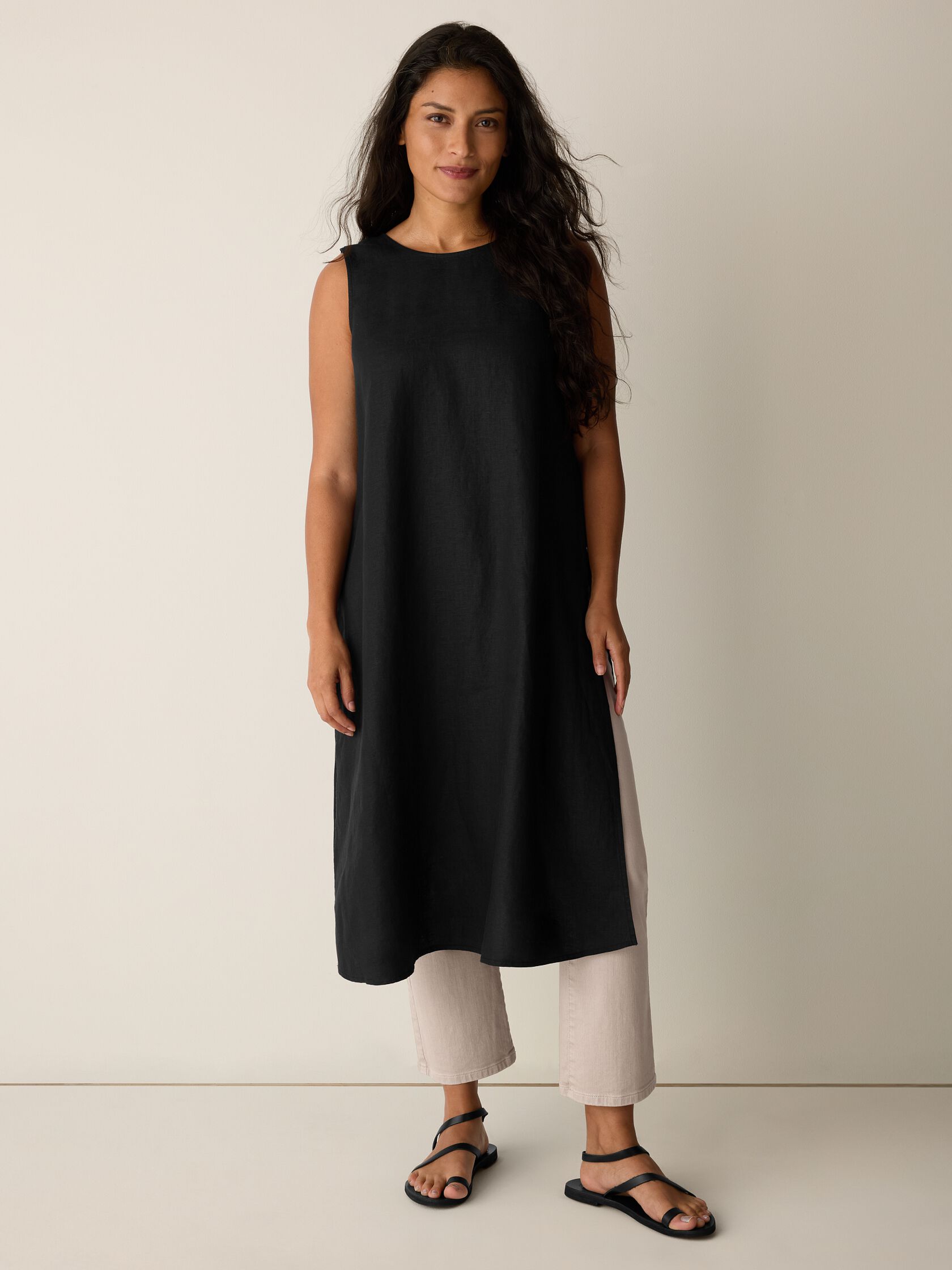 Organic Handkerchief Linen Long Shell