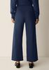 Garment-Dyed Organic Cotton Terry Wide-Leg Pant