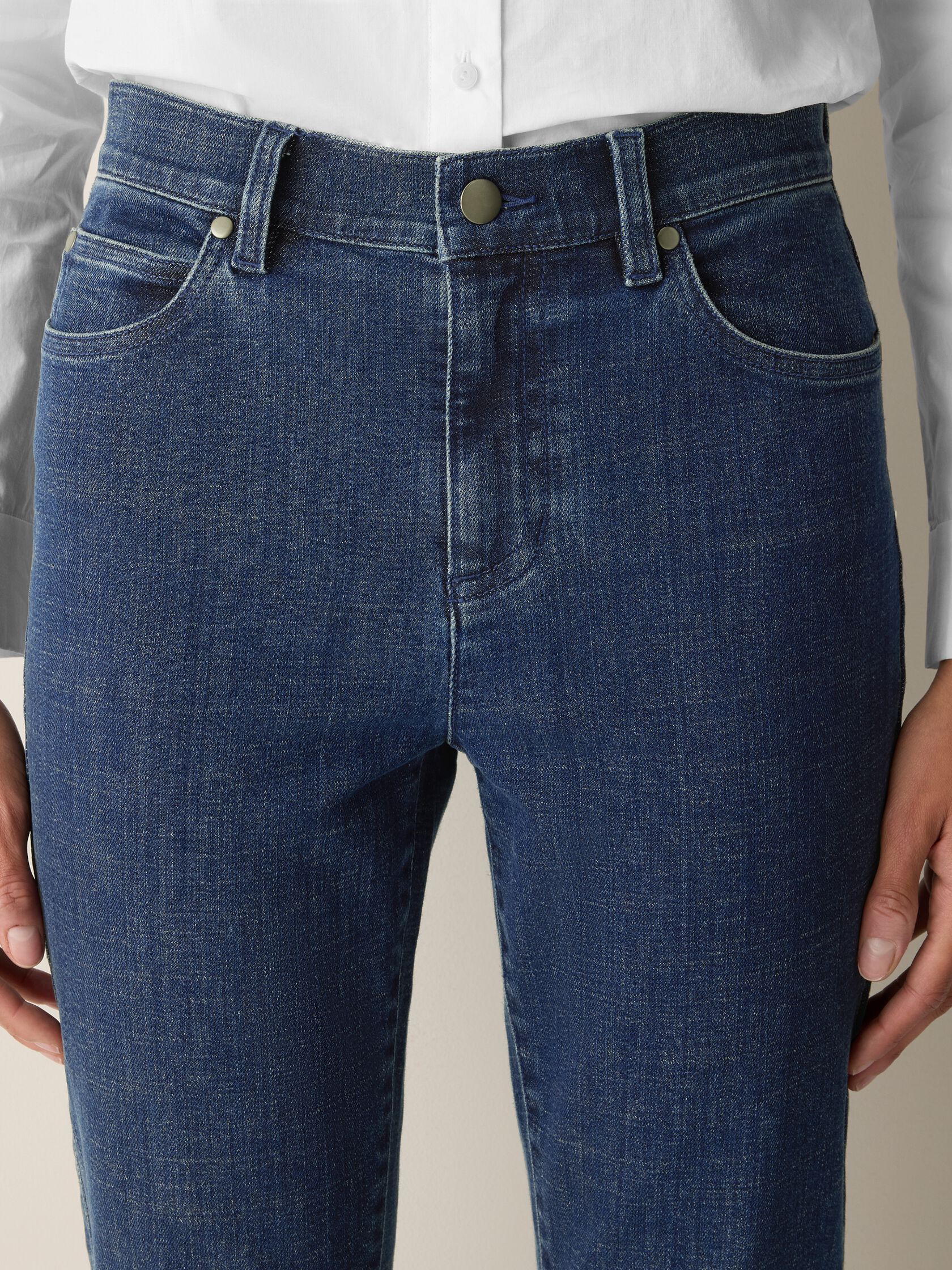 Cotton Stretch Denim Slim Jean