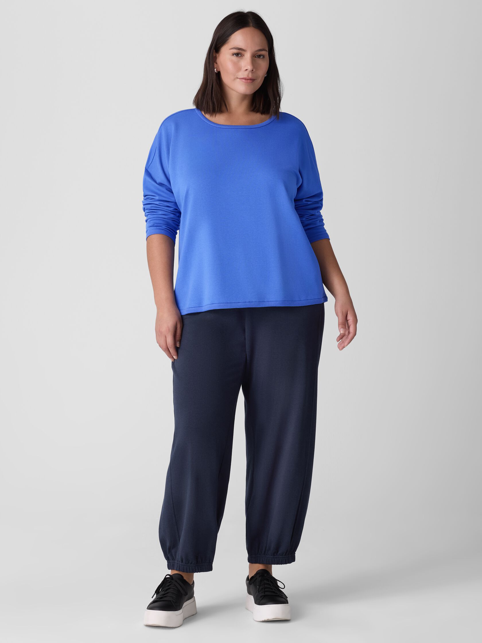 Cozy Brushed Terry Hug Box-Top