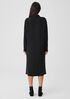 Silk Georgette Crepe Shirtdress