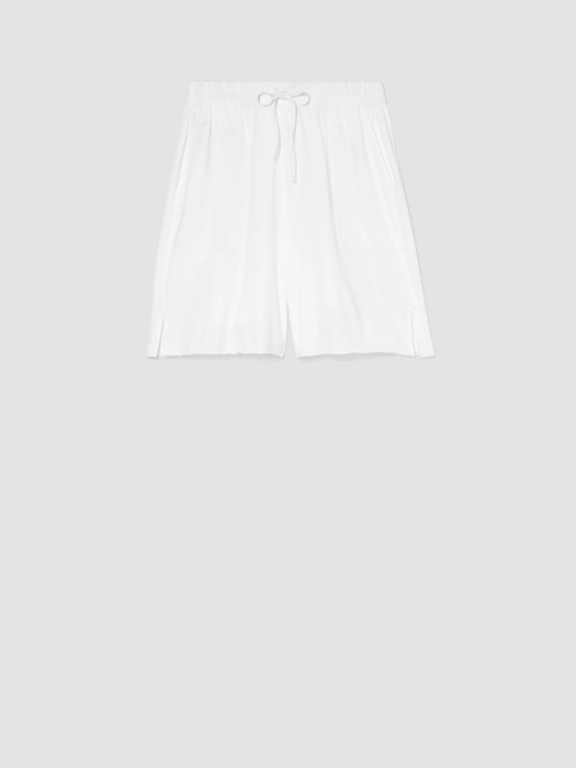 Organic Cotton Slub Jersey Shorts